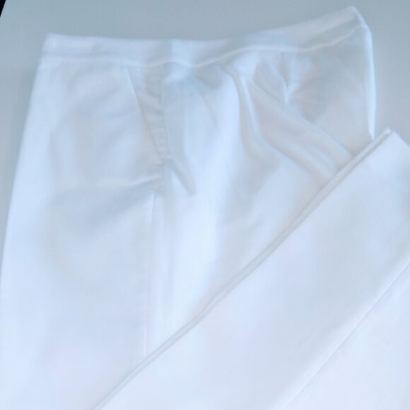 J.CREW COTTON STRAIGHT LENGTH WORK PANTS SIZE 6 IN WHITE - Picture 11 of 12